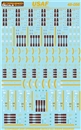 アフターバーナーデカール48-056 米空軍 爆弾用ステンシル