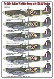 AML1/72 スピットファィア Mk.1a/5b 英空軍 第313飛行隊            