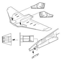 CMK1/32 BAe ホーク T.1a 脚格納庫(レベル)                   