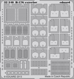 eduard1/32 B-17G フライングフォートレス 外装(香港モデル)          