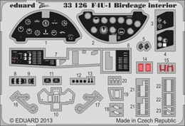 eduard1/32 F4U-1 バードゲージ コルセア 計器板(タミヤ)         