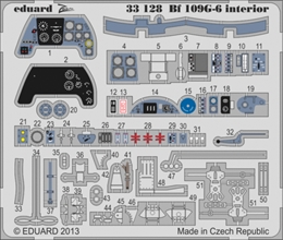 eduard1/32 メッサーシュミット Bf109G-6 計器板(レベル)           