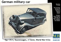 マスターボックス1/35 独・4輪軍用乗用車170V・4ドアタイプ1937-40       