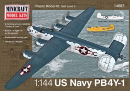 ミニクラフト1/144 アメリカ海軍 PB4Y-1 "カルバート&コーク"            