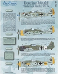 エアロマスター48-765 フォッケウルフ ブッチャーバーズ パート4 Fw190A8/A9