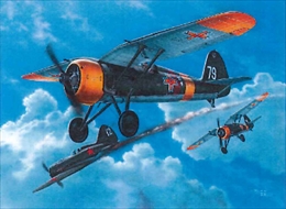 アズール1/72 PZL P.11f ルーマニア空軍                       