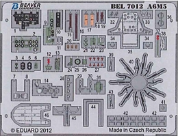 ビーバー1/72 零戦 52型 カラーエッチング(タミヤ)                  