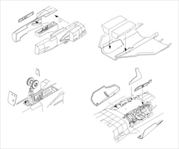 CMK1/48 JAS-39A/C グリペン 脚回り(キティホーク)              