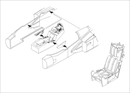 CMK1/48 JAS-39A/C グリペン 内装(キティホーク)               