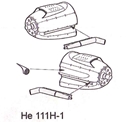 CMK1/32 ハインケル He111H-1 排気管(レベル)                  