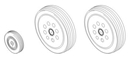 CMK1/48 BAe ライトニング F.1A/F.2A/F.3/F.6 車輪          