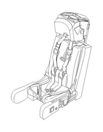 CMK1/72 VS-1 エジェクションシート(エデュアルド)                