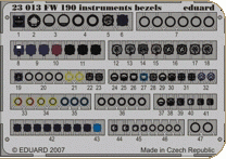 eduard1/24 Fw190 計器、外板 (塗装済)                      