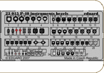 eduard1/24 P-40 ウォホーク 計器、外板                       