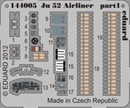 eduard1/144 Ju52 エアライナー 内/外装(エデュアルド)            