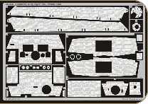 eduard1/48 キングタイガー 中期型 ツェメリット ディテールアップパーツ (タミ