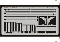eduard1/48 M4A3 シャーマン戦車 防御土のう用フレーム ディテールアップパーツ 