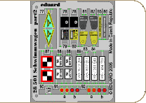 eduard1/48 シュビムワーゲン ディテールアップパーツ (タミヤ、塗装済)    