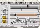 eduard1/48 ケッテンクラートとゴリアテ ディテールアップパーツ (タミヤ、塗装済)