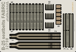 eduard1/32 B-25J ミッチェル シートベルト バックル(香港モデル)      