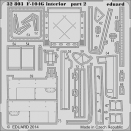 eduard1/32 F-104G スターファイター 内装(イタレリ)               