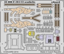 eduard1/32 F-104C スターファイター シートベルト(イタレリ)          