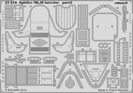 eduard1/32 スピッファィア Mk.2 内装(レベル)                 
