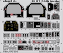 eduard1/32 P-51K ムスタング 計器板(タミヤ)                  