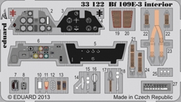 eduard1/32 メッサーシュミット ABf109E-3 計器板/シートベルト(ドラゴン)