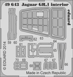 eduard1/48 ジャギュア GR.1 内装(キティホーク)                