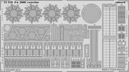 eduard1/72 フォッケウルフ Fw200C 外装(トランペッター)            