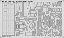 eduard1/72 ランカスターB Mk.1/B Mk.3 内装(エアフィックス)
