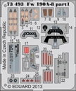 eduard1/72 フォッケウルフ Fw190A-8 内/外装(エアフィックス)         