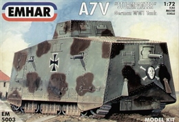 エマー1/72 WW1 ドイツ A7V 戦車                           