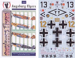 イーグルストライク32-042 Bf109F-2/4 アウグスブルグ フライヤーズ パー