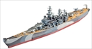 ドイツ・レベル1/1200 U.S.S. 戦艦ミズーリ(WWII)