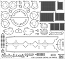 ハセガワQG43 1/20 ロータス79用エッチングパーツ                  