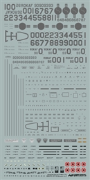 ホビーデカールST48027V1 KF-16 ファイティングファルコン 韓国空軍 機体注意書 