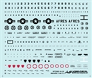 ホビーデカールST72021V1 A-10 サンダーボルト2 機体注意書          