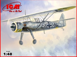 ICM1/48 独・ヘンシェルHs126B近接偵察機                        