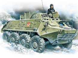 ICM1/72 露・BTR-60PB 装輪装甲車小型砲塔付                     