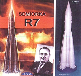 MACH 21/72 R-7 セミョールカ ロケット                        