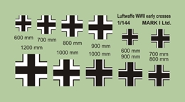 マーク11/144 WW2 独空軍 国籍マーク 初期タイプ                    