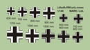 マーク11/144 WW2 独空軍 国籍マーク 初期タイプ                    