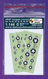 マーク11/144 現用 米空軍 国籍マーク                            