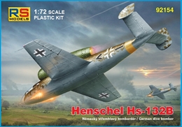 RSモデル1/72 ヘンシェル Hs.132B                          