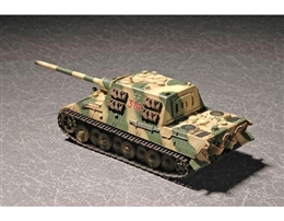 トランペッターモデル1/72 独 ヤクトティーガー ポルシェ ツェメリット         