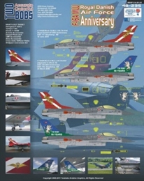 twoBobs デカール48235 デンマーク空軍 第730戦闘飛行隊 50周年記念マーキング