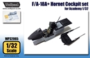 ウルフパック1/32 F/A-18Aプラス ホーネット コクピット(アカデミー)      